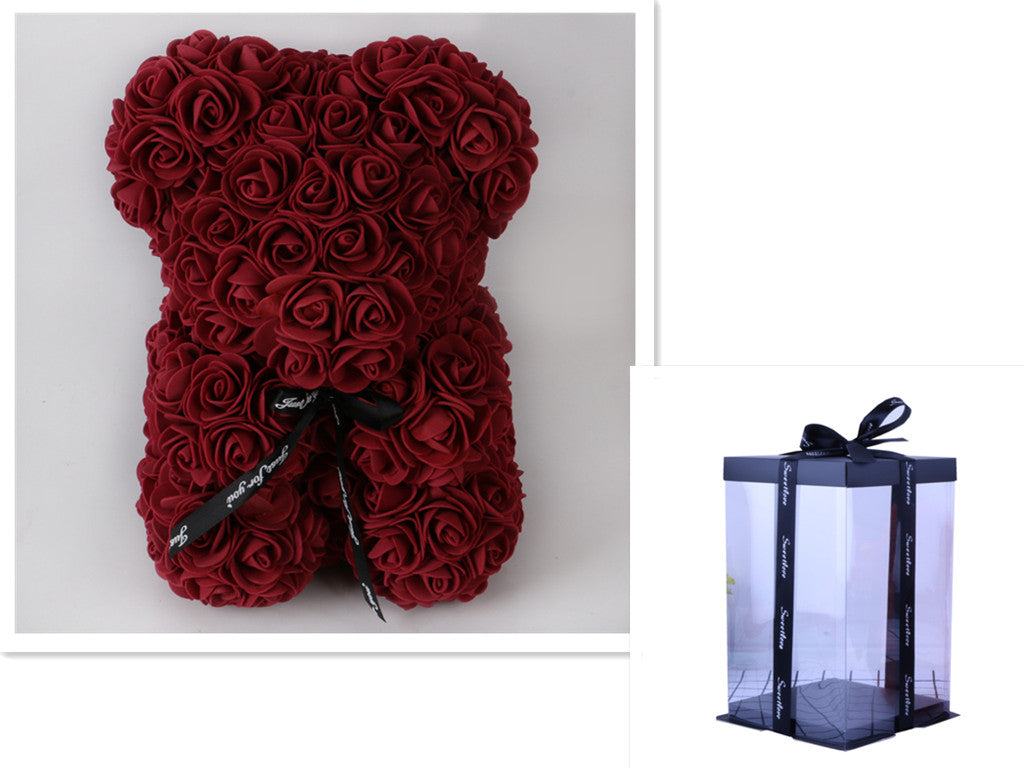 Rose bear gift box