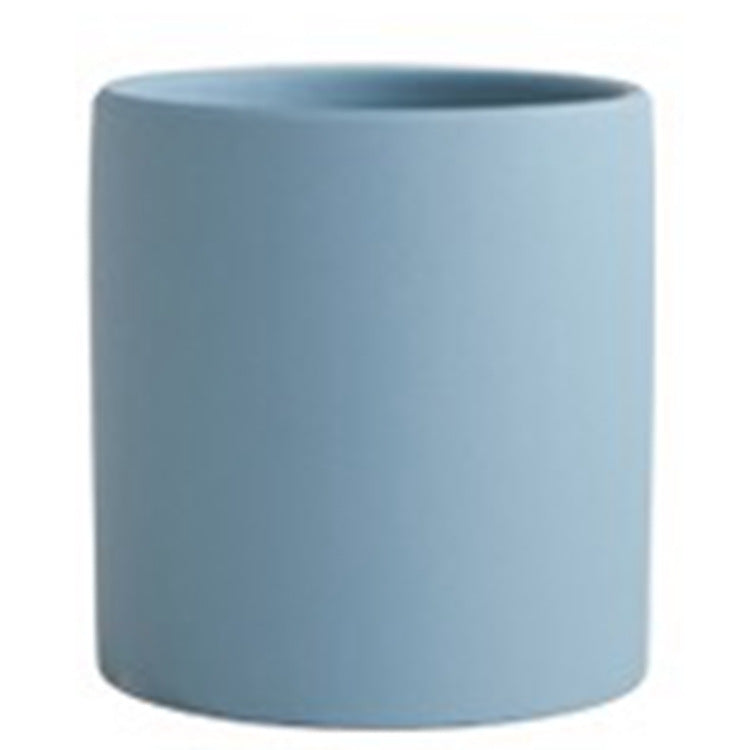 indoor ceramic flower pots light blue