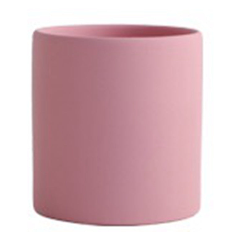 indoor ceramic flower pots light pink