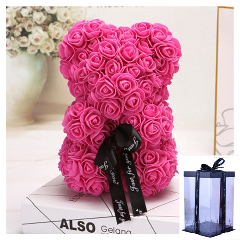 Rose bear gift box