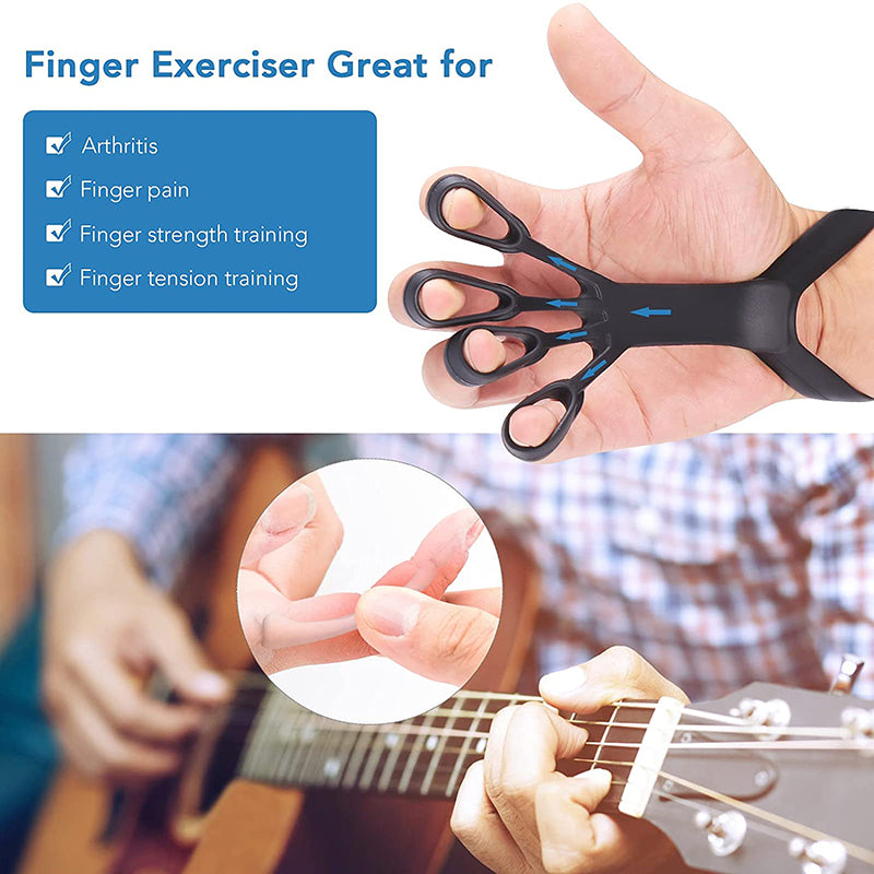 Silicone finger exerciser for arthritis