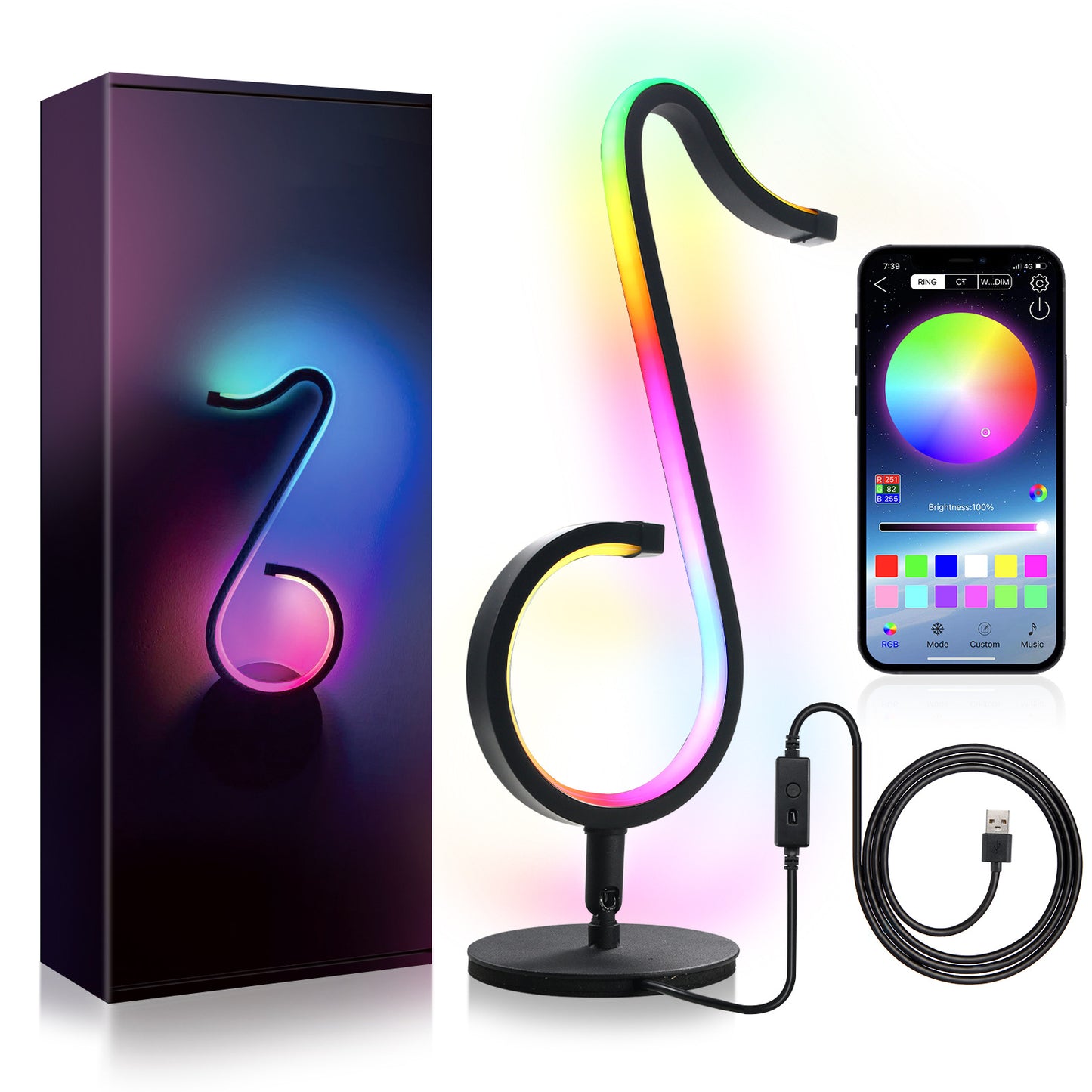 Musical note lights