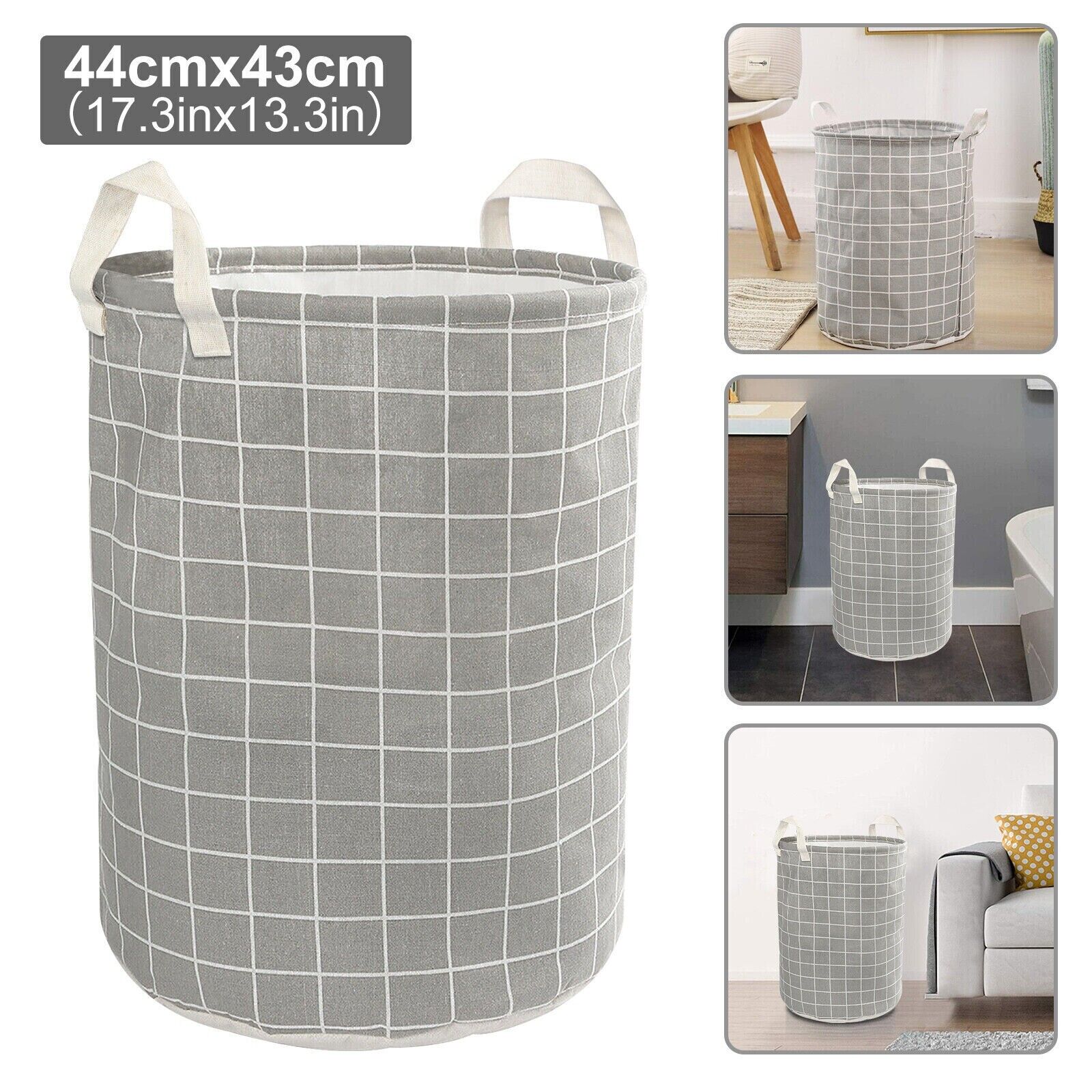 Collapsible laundry basket size
