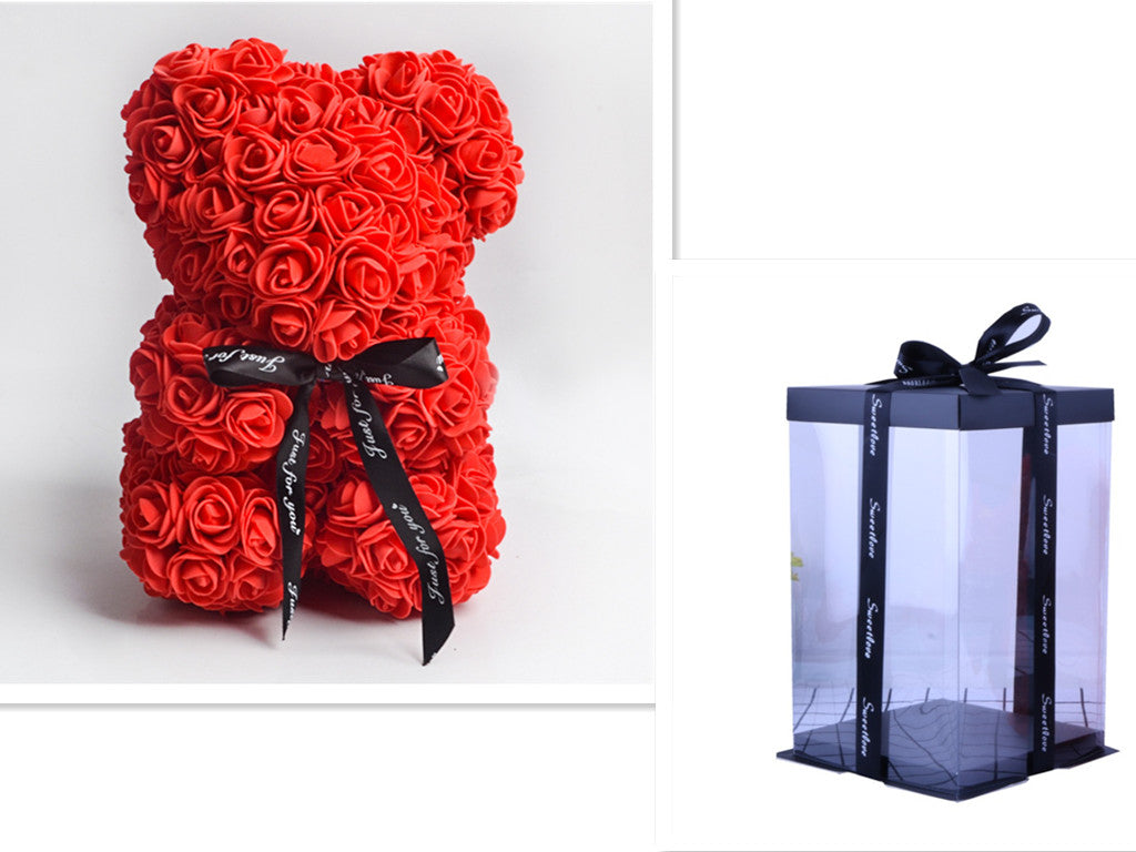 Rose bear gift box