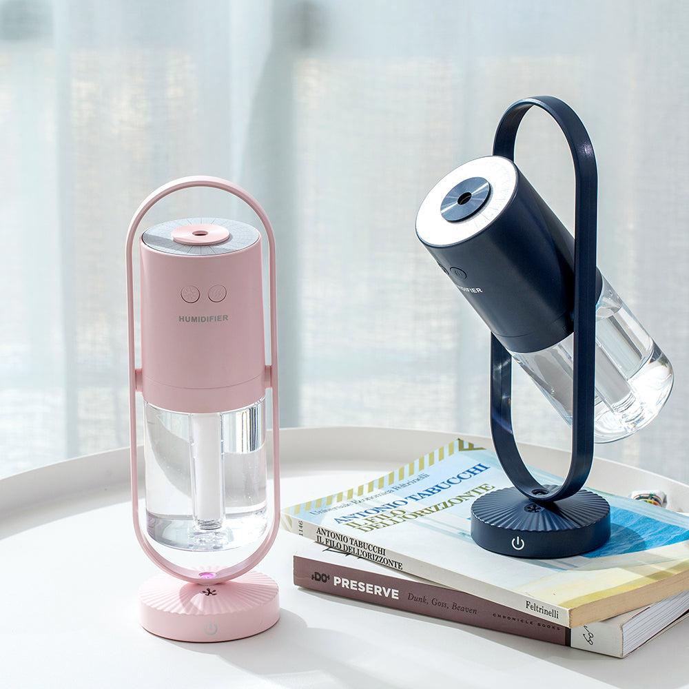 negative air ion humidifier pink and Dark blue