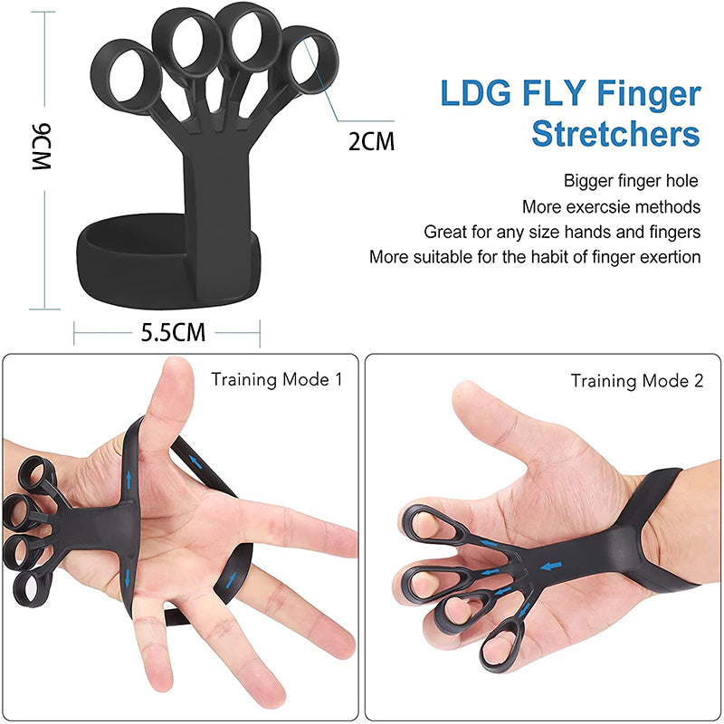 Silicone finger exerciser size