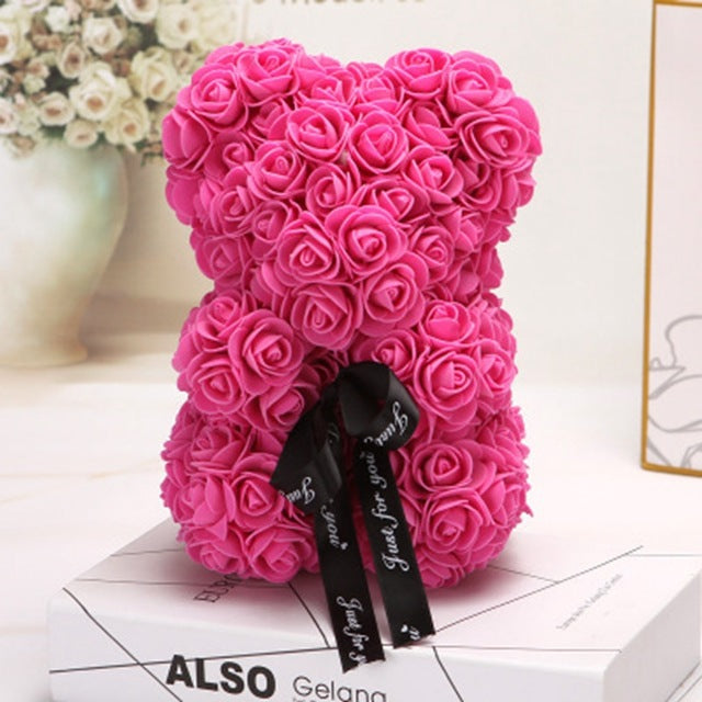 Rose bear gift box