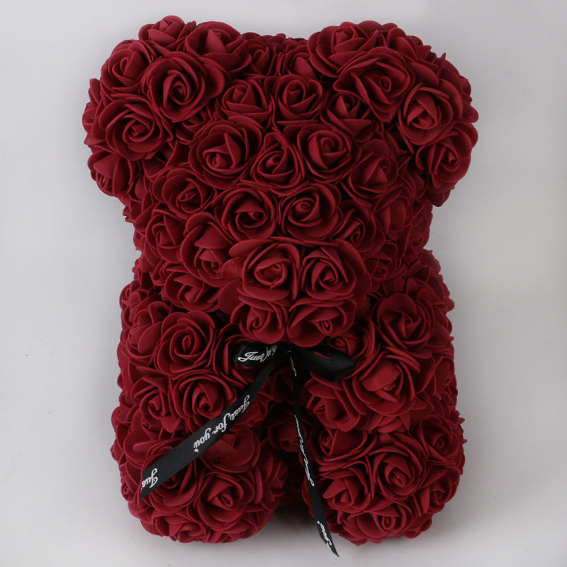 Rose bear gift box