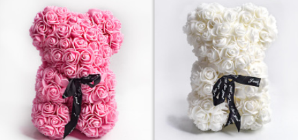 Rose bear gift box