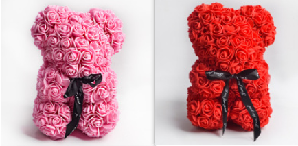 Rose bear gift box