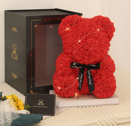 Rose bear gift box