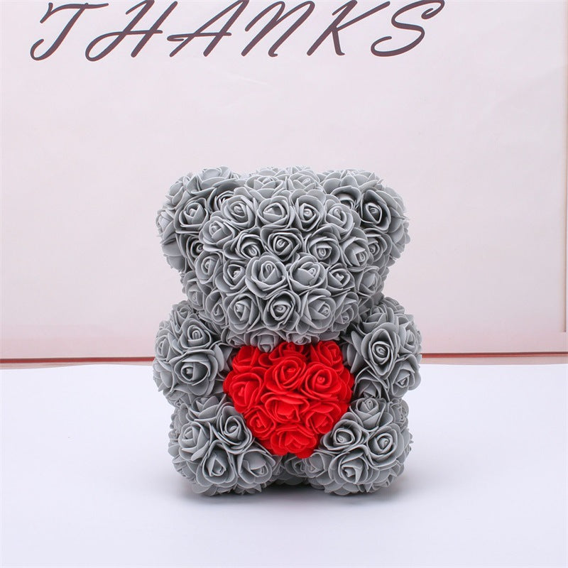 Rose bear gift box